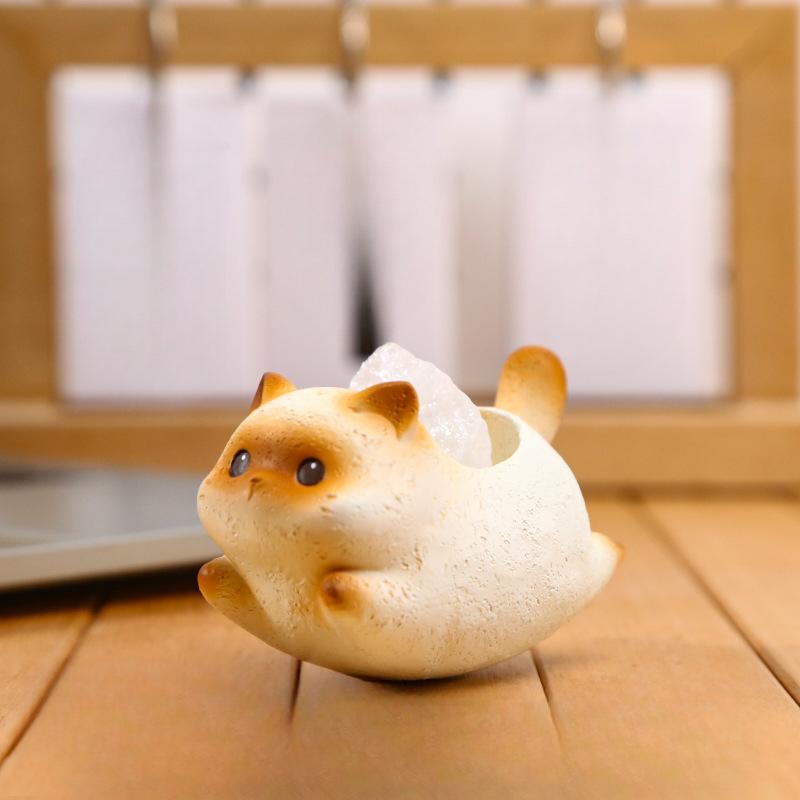 Kristallornamente für Zuhause Wohnzimmer Tischdekoration Harzhandwerk Cartoon und Niedliche Harzornamente