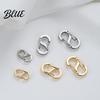 Necklace Closure Stainless Steel Clasp S-shaped Hook Clip Connector DIY