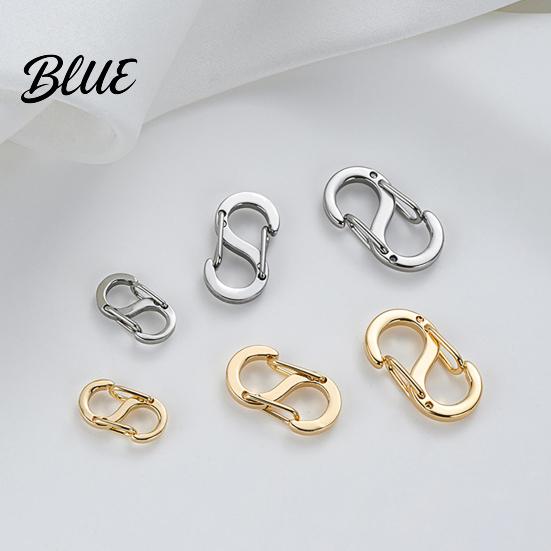 Necklace Closure Stainless Steel Clasp S-shaped Hook Clip Connector DIY