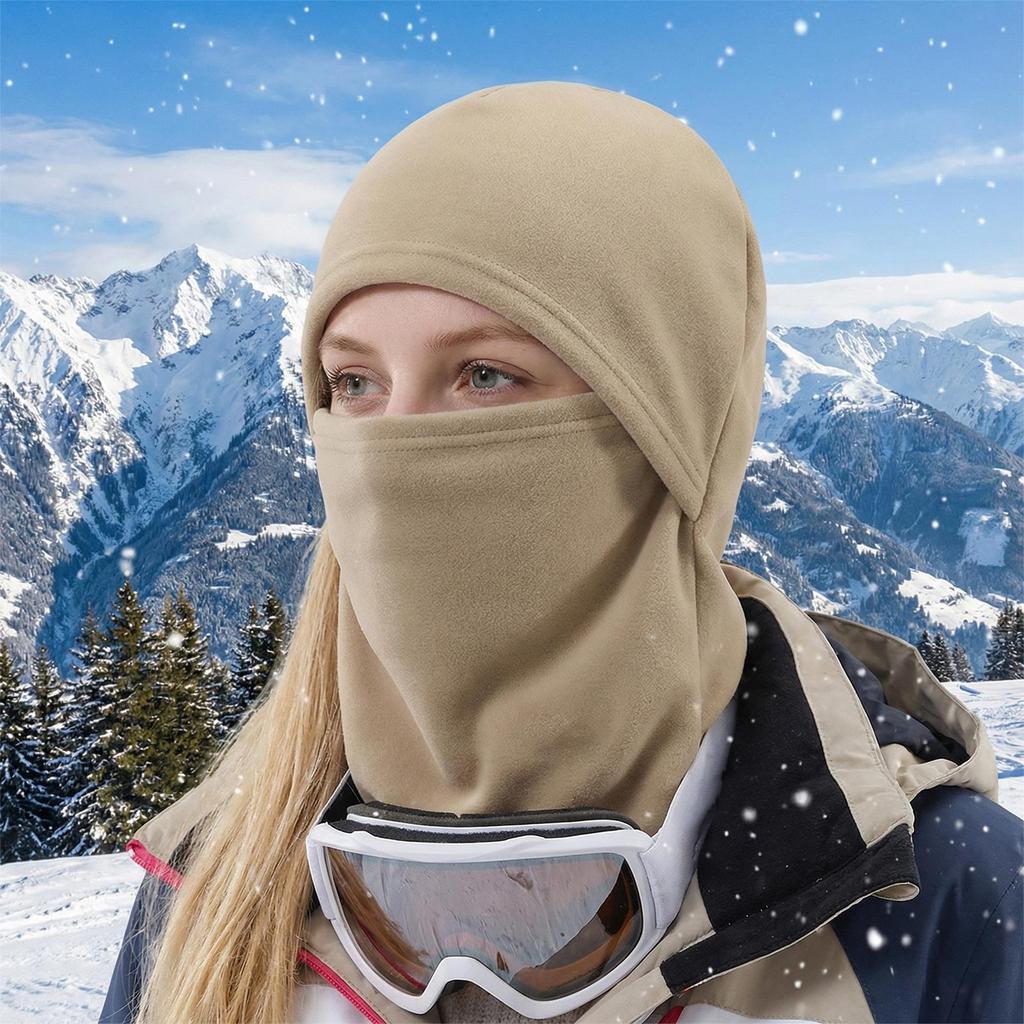 Winter Face Cover Windproof Protective Hat Ski Head Warmer Neck Cover For Sports Climbing Camping Hiking Riding Cycling Biking