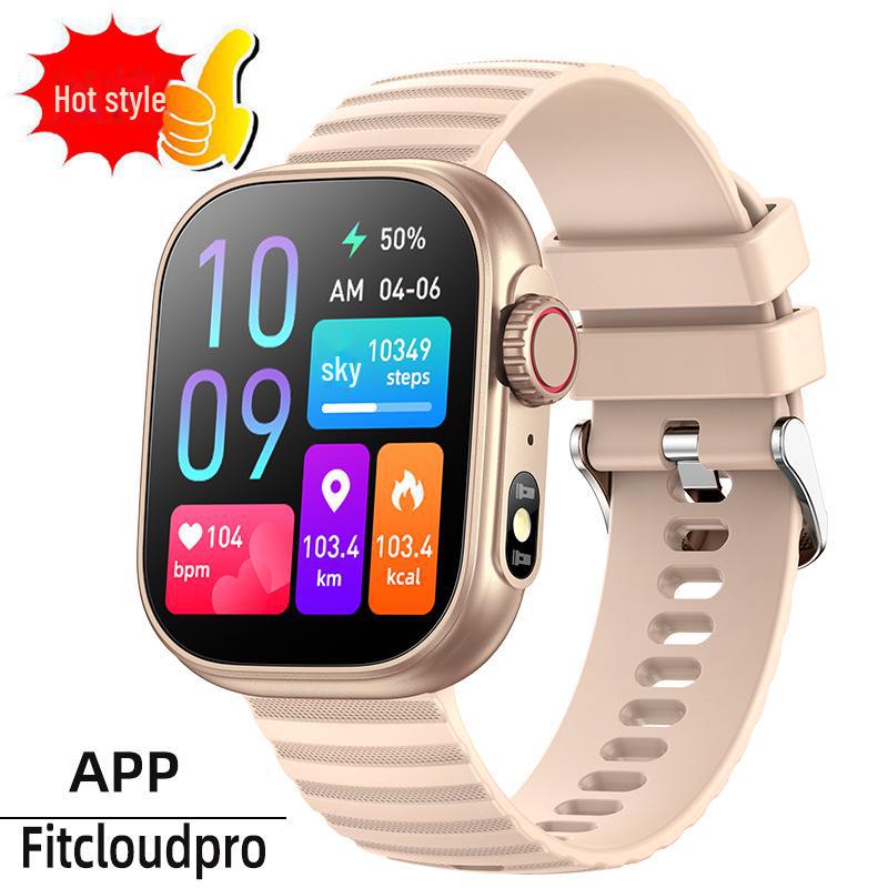 Temu Smartwatch ZW60: Herzfrequenz, Gesundheitsmonitor, Bluetooth-Anruf, runder Bildschirm, Fitnessarmband für Damen