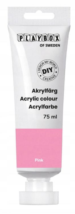 Diy Acrylic Paint Pink in a Tube 75ml