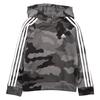 Adidas Essentials Print Hoodie for Gray All-Over Kids, JTH71, Five/Black/White (IV7302)