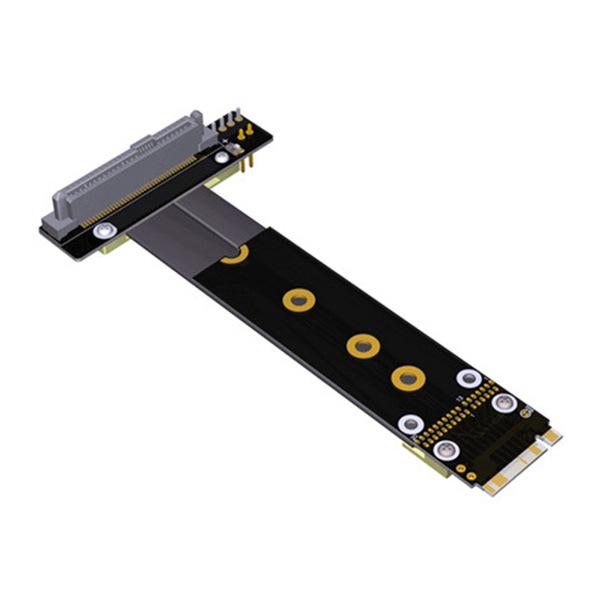 Schwarzer PCB U.2 auf M.2 PCI-E 3.0 SFF-8639 Adapter