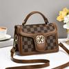Bag messenger bag women's 2025 new retro flower portable shoulder bag fashionable versatile women's small square bag women's bag