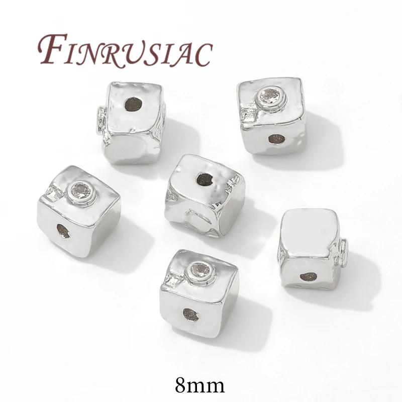 18K Gold Plated Metal Bead Separators For Bracelets,Weave Pattern Beads,Spacer Beads For Jewelry Making DIY Accessories