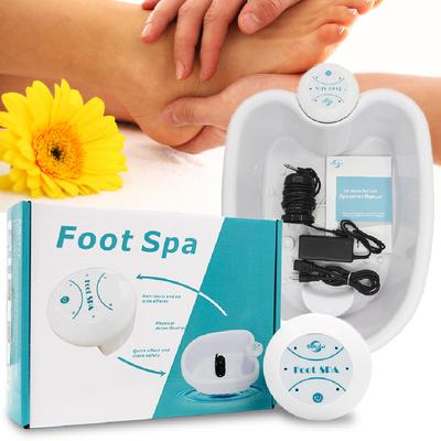 Detox Ion Elektrisches Mini Fußbad Massagegerät Maschine Fußbad Reinigen Fußbad Vibrations-Whirlpool Pflege Arrays Aqua Gesundheitstherapie