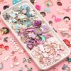 10Pcs MultiColor Alloy Drop Oil Mini Pendant Butterfly Flower Heart Shape Pendant For DIY Craft Keychain Necklace Jewelry Making