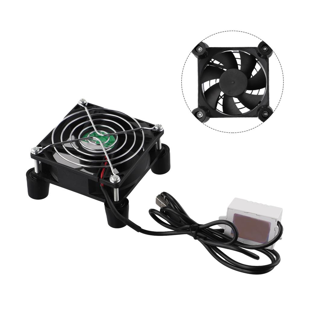 5V Cooling Fan Silent High Speed Fan Home Use Indoor Use Oil Motor USB Powered Mesh Pad 3000 RPM Rotation Speed