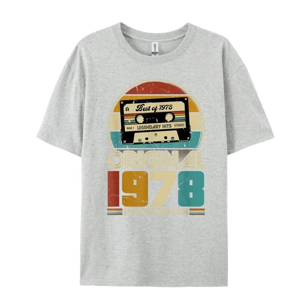 Limited Edition 1978 Tee Vintage Cassette Tape Design Original Retro Music Shirt Gift for Music Nostalgia Lovers