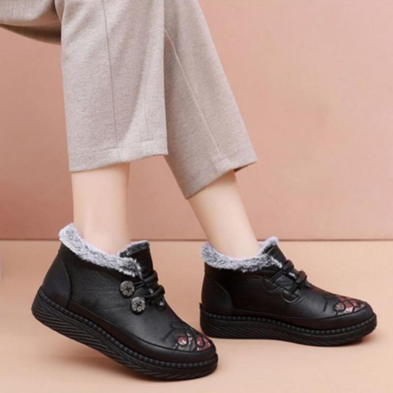 Winter New Style Shoes Thick Warm Shoes Non-Slip Soft Sole Snow Boots Women Shoes