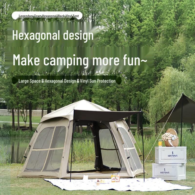 He Dawu Legendary Town Hexagonal Blackout Tent