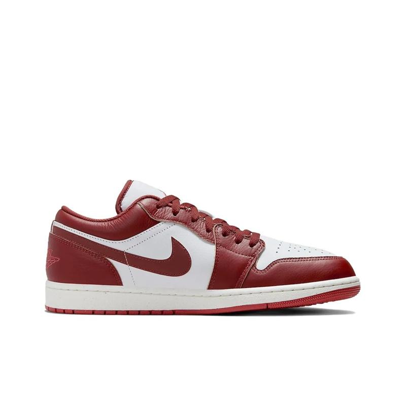 Air Jordan 1 Low SE Dune Red Men Sneakers White Lobster Sail FJ3459-160
