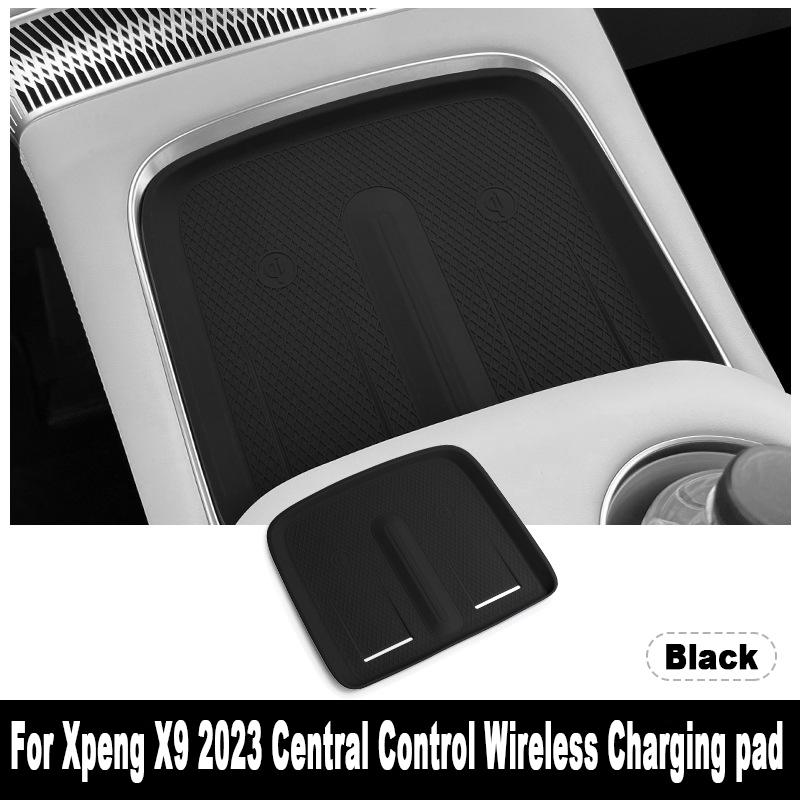 Center Console Storage Box for Xpeng X9 2025-2025 Cup Holder Dashboard Tray Organizer Tidying Black Car Interior Accessories TPE