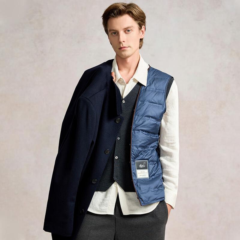 Men's Winter Thickened Wool Blend Casual Lapel Overcoat
