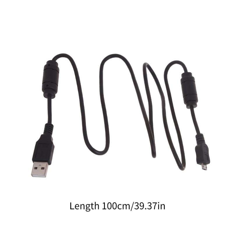 Geschirmtes Datenkabel mit Magnetringen Störungsfreies Micro-USB-Datenkabel 1m für Telefone Tablets & Spielgeräte