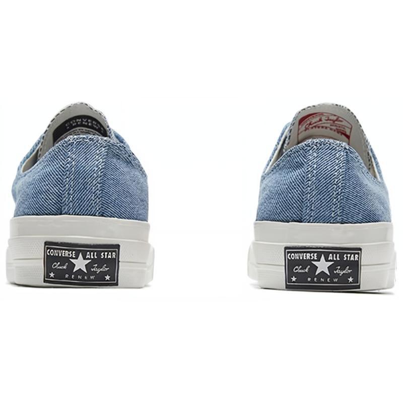 Converse 1970s Renew Denim Chunk Denim Comfort Sport Low-Top Canvas Unisex Denim Blue