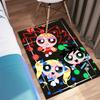1Pc The Powerpuff Girls Printed rectangle carpet, home door mat, outdoor travel protection carpet A12