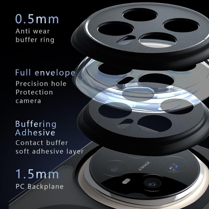 Für Magsafe Matte Hülle für Honor Magic 8 Pro Stoßfeste Acryl Hart Bumper Kabellose Ladeabdeckung für Honor Magic 8Pro