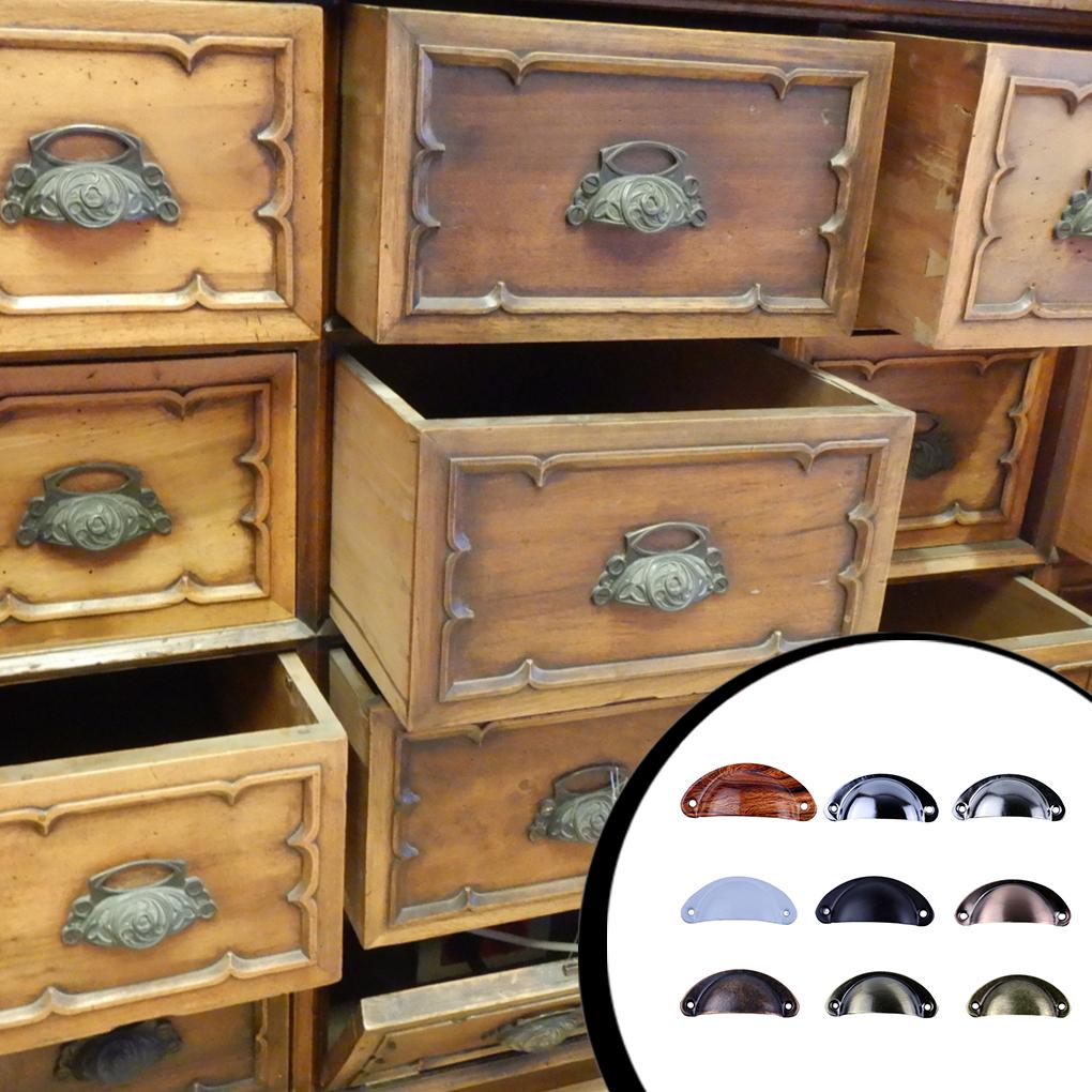 10 Pieces Drawer Handle Metal Door Cabinet Window Ear Pulls Decorative Hardware Knobs Replacement Decoration DIY Mounted