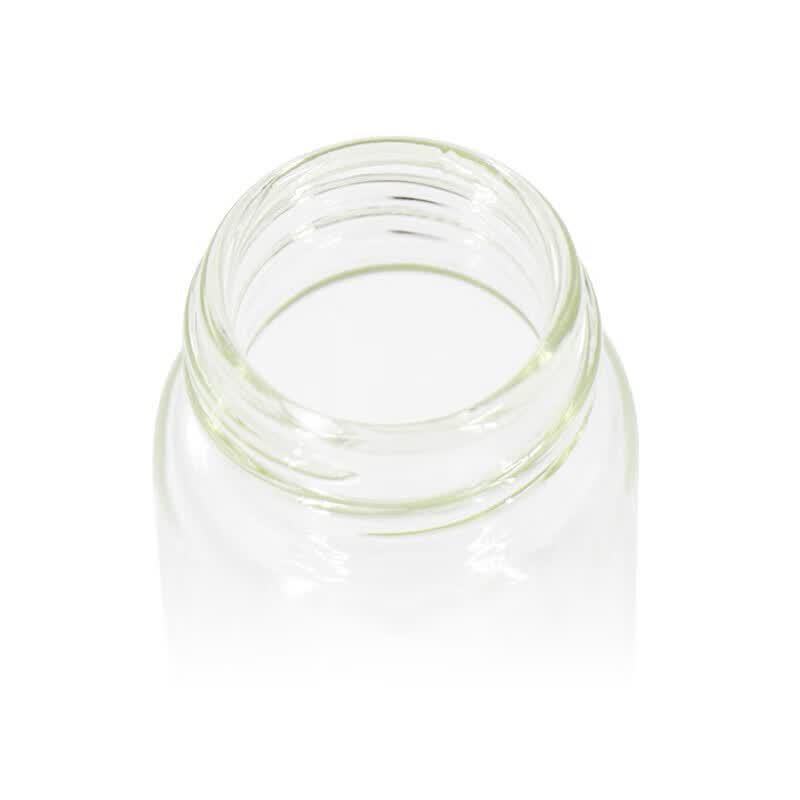 Transparent Glass Sample Bottles with Screw Caps