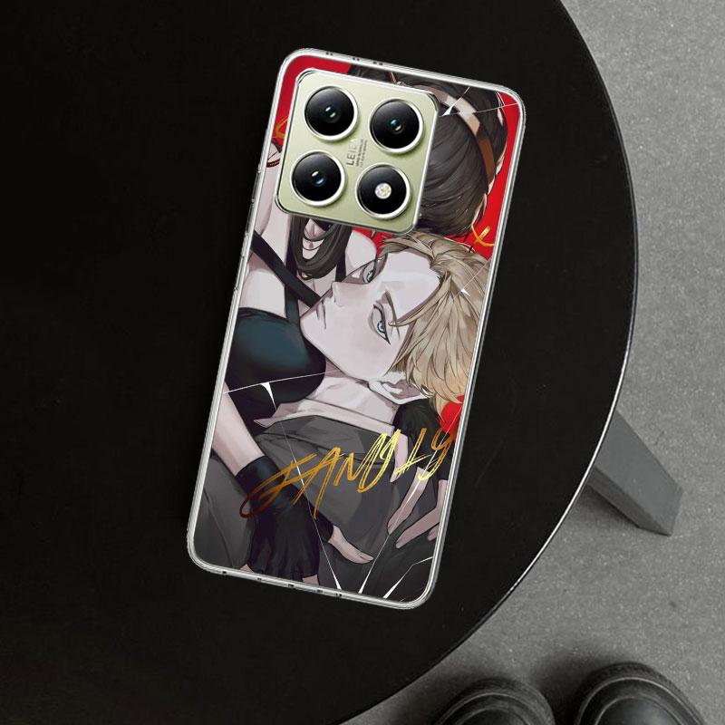 Anime S-Spy Family Anya Phone Case Cover for Xiaomi Redmi Note 15 14 13 12 11 Pro Plus 14S 12S 11S 11T 11E 10S 10 Customized Fun