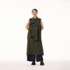 Fashion medium and long dark vest spring and summer new versatile European station Korean version of thin dress
