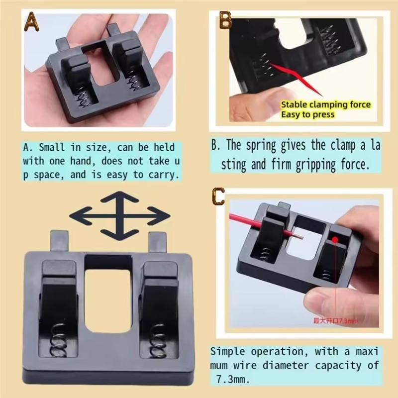 Professional Spring-Loaded Soldering Fixture - Anti-Slip Wire Welding Clamp for Precision Electronics Repair & PCB Work