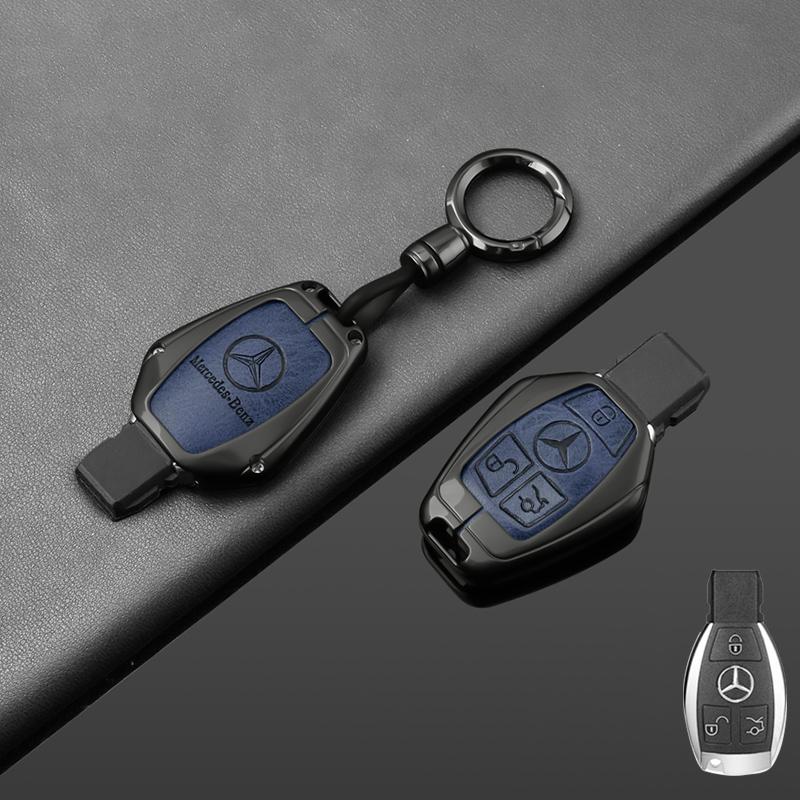 Car Key Case Cover Protector for Mercedes Benz CLK ML SLK B C E S Class Auto Keychain Accessories Car Styling for Mercedes Benz ACDFJ1