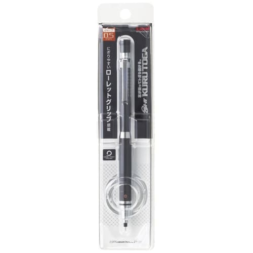 Mitsubishi Pencil Mechanical Pencil Kurutoga Knurling 0.5 Gunmetal M510171P.43