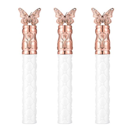 3Pcs 4g Women Mascara Waterproof Long Lasting Non-smudged Fast Dry Lengthening Thickening Curling Eyelashes Cream Eye Makeup Tool