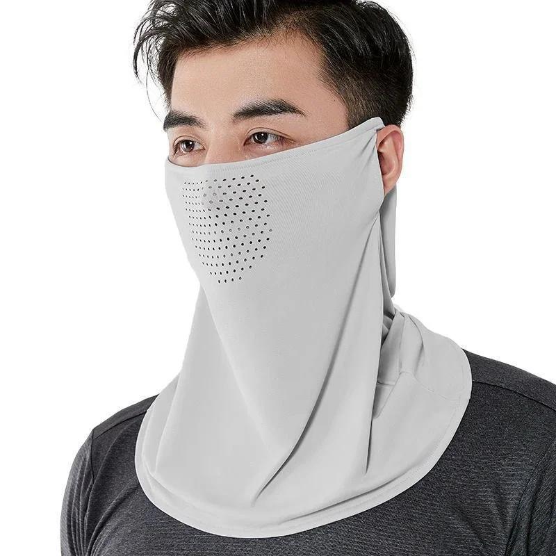 Sommer UV-Schutz Outdoor Nackenwickel Abdeckung Sport Sonnenschutz Eis Seide Maske Gesichtsabdeckung Nackenwickel Abdeckung Sonnenschutz Schal