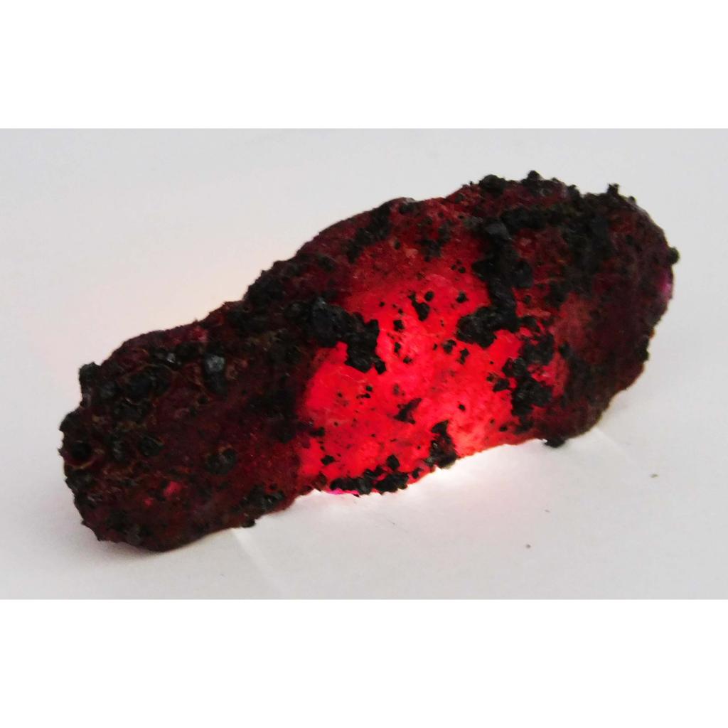 68 Ct Natural Red Ruby Huge Rough Loose Gemstone Earth Mined CERTIFIED A-5591