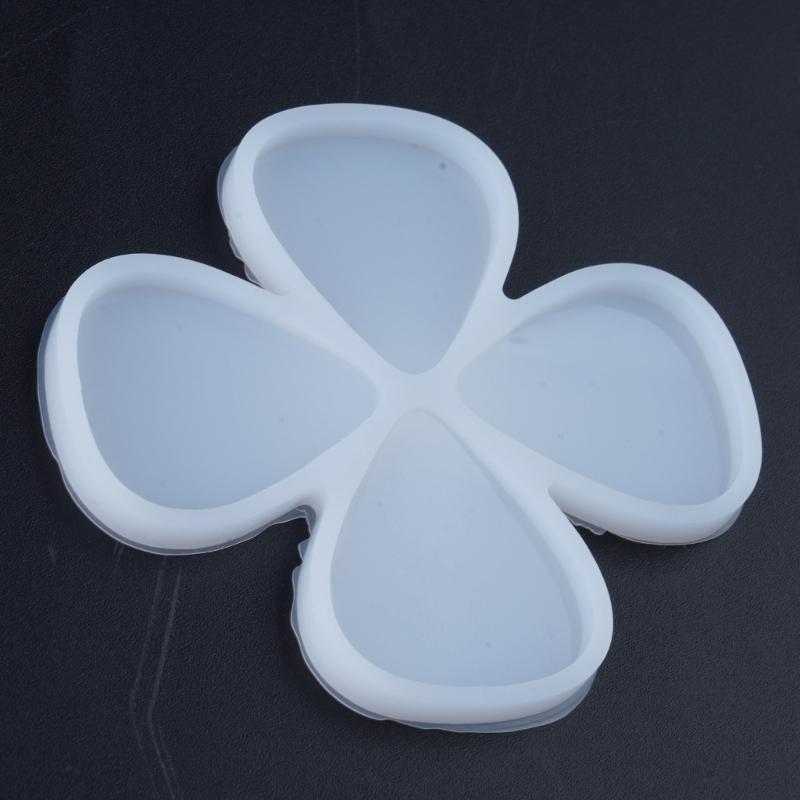 4 Hole Universal Guitar Picks Resin Mold Guitar Plectrums Silicone Mould DIY Reusable Picks UV Epoxy Casting Mold