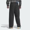 adidas Originals Skate FW24 Skt Denim Pant Series Lace-Up Sports Straight-Leg Jeans Men Jeans Dark-Denim-Black JV6944