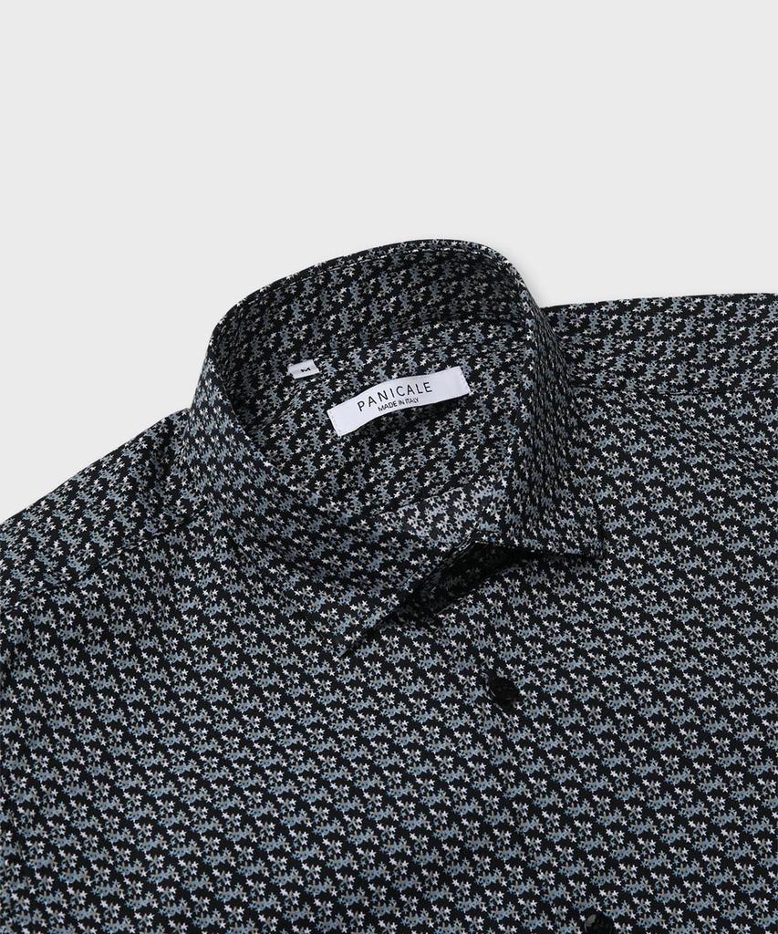 PANICALE Slim Fit Semi-Casual Pattern Shirt [Print]