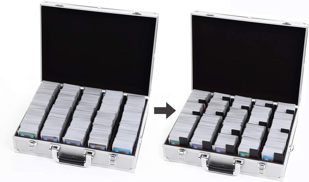 TOYGER CEO Storage Aluminum Attache Case that can hold over 5000 cards (Black)
