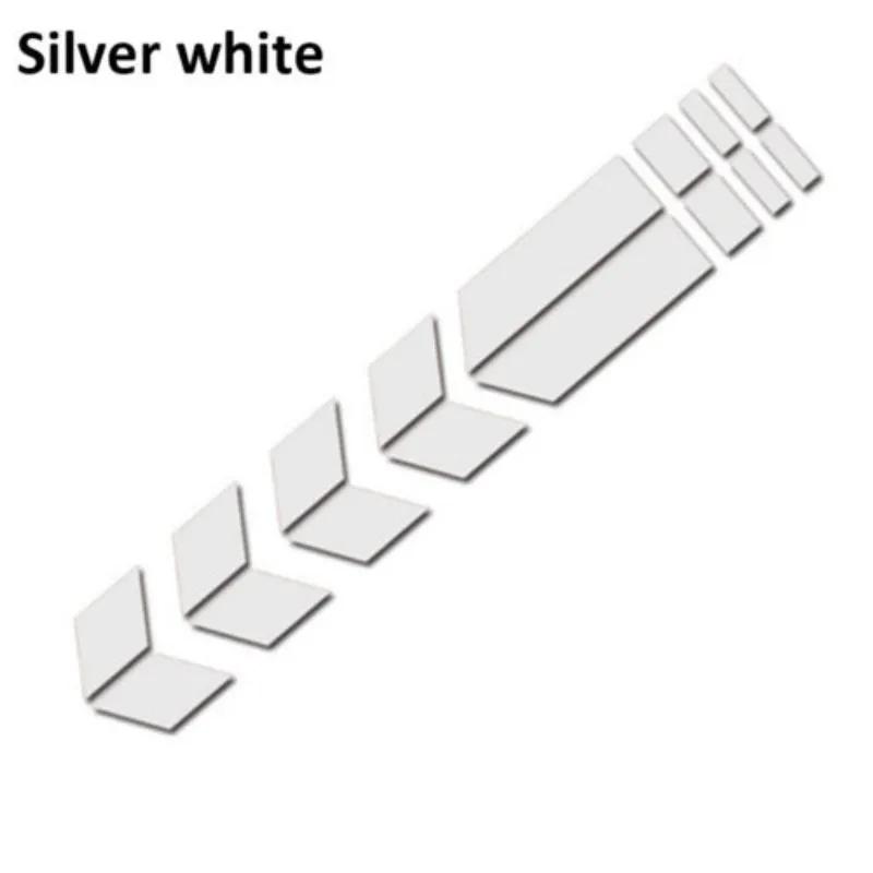 1-3pcs Motorcycle Arrow Stripe  Fender Universal Waterproof Oilproof Reflective Motorbike Reflective Tape Decal Moto Accessories