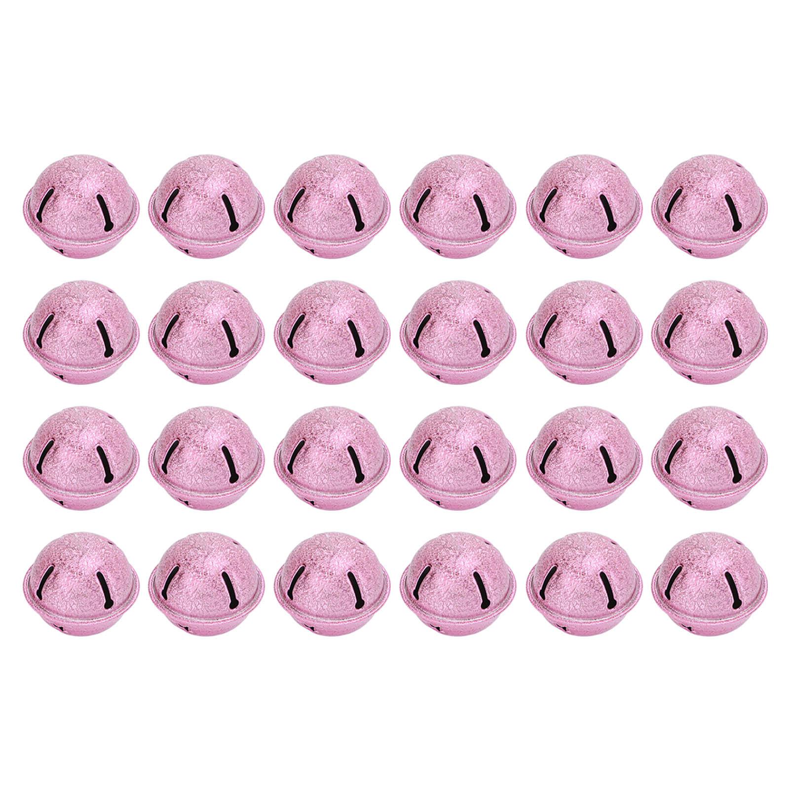 

24 шт. Рождественские колокольчики 40 мм, железные полые, в форме пентаграммы, рождественские матовые колокольчики, сделай сам, рождественская елка светло-фиолетовый