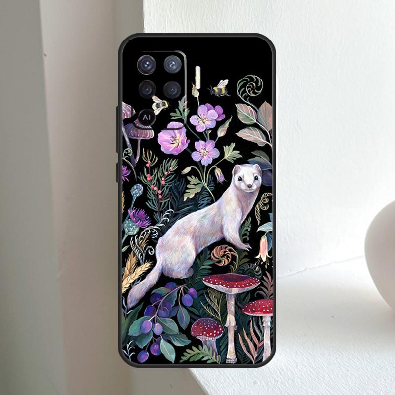 Mushroom Forest For OPPO A96 A76 A16 A5 A6 Pro A15 A17 A57 A18 A38 A58 A78 A98 A54 A74 A94 A40 A60 A80 Case