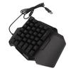 One Handed Gaming Keyboard 35 Keys Colorful Backlight Professional USB Interface Ergonomic RGB Keyboard for PC