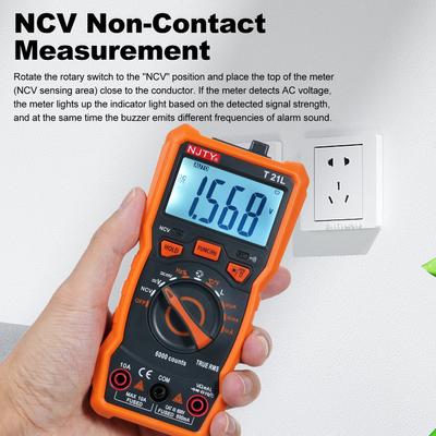NJTY T21L LCR Multifunctional Digital Multimeter 6000 Counts Smart BurnProof High Precision