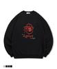 TOPBOY [Non-Fleece Or Fleece-Lined] Big Mouth Print Sweatshirt (Type C)