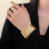 Cold Style Metal Irregular Opening Bracelet, Niche High-end Bracelet, Exaggerated European and American Bracelet
