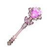 Transparent Crystal Butterfly Magic Wand Toys with Light Music Girls Play House Birthday Gift Cute Princess Luminous Magic Wand