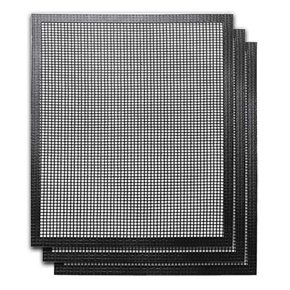 1/2/3/5 Stück BBQ Grillmatte Hitzebeständig Barbecue-Netz Grillmatte Tragbar Barbecue-Netz Schneidbar für Küche Outdoor Camping Picknick