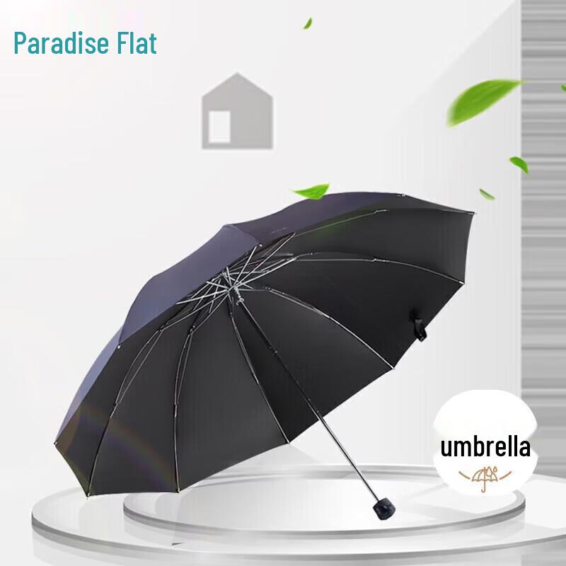 Tiangang 10-Rib Large 3-Fold UV Protection Umbrella