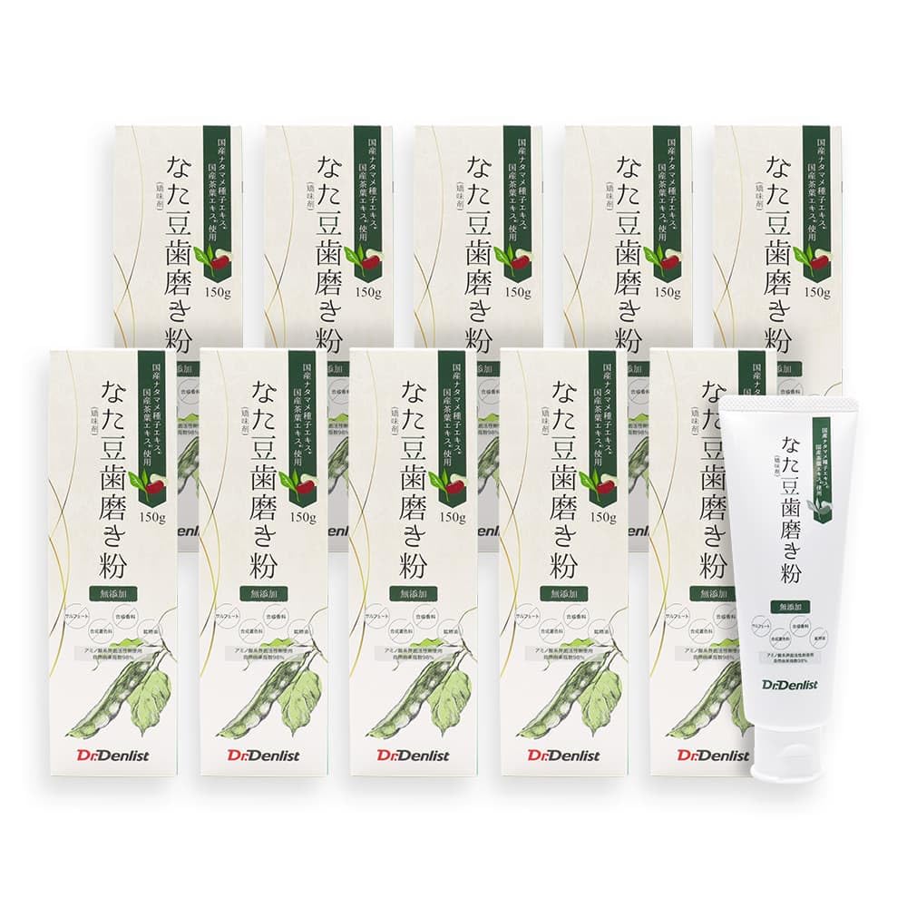 

Dr. Denlist Natto Bean Toothpaste, No Additives, 150g x 10