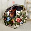 Butterflies And Puppies Garden Automatic Umbrella Retractable Design with 8-Rib Durability Compact Design Travel Essential Vibrant Pattern Umbrella