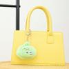 Simulation Fluffy Whale Keyring Soft Small Turtle Pendant  Birthday Gift